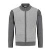 Ferraromilano Front Diagonal Weave Full Zip-Up Knit M/Gray (Am0Ftsc35136)