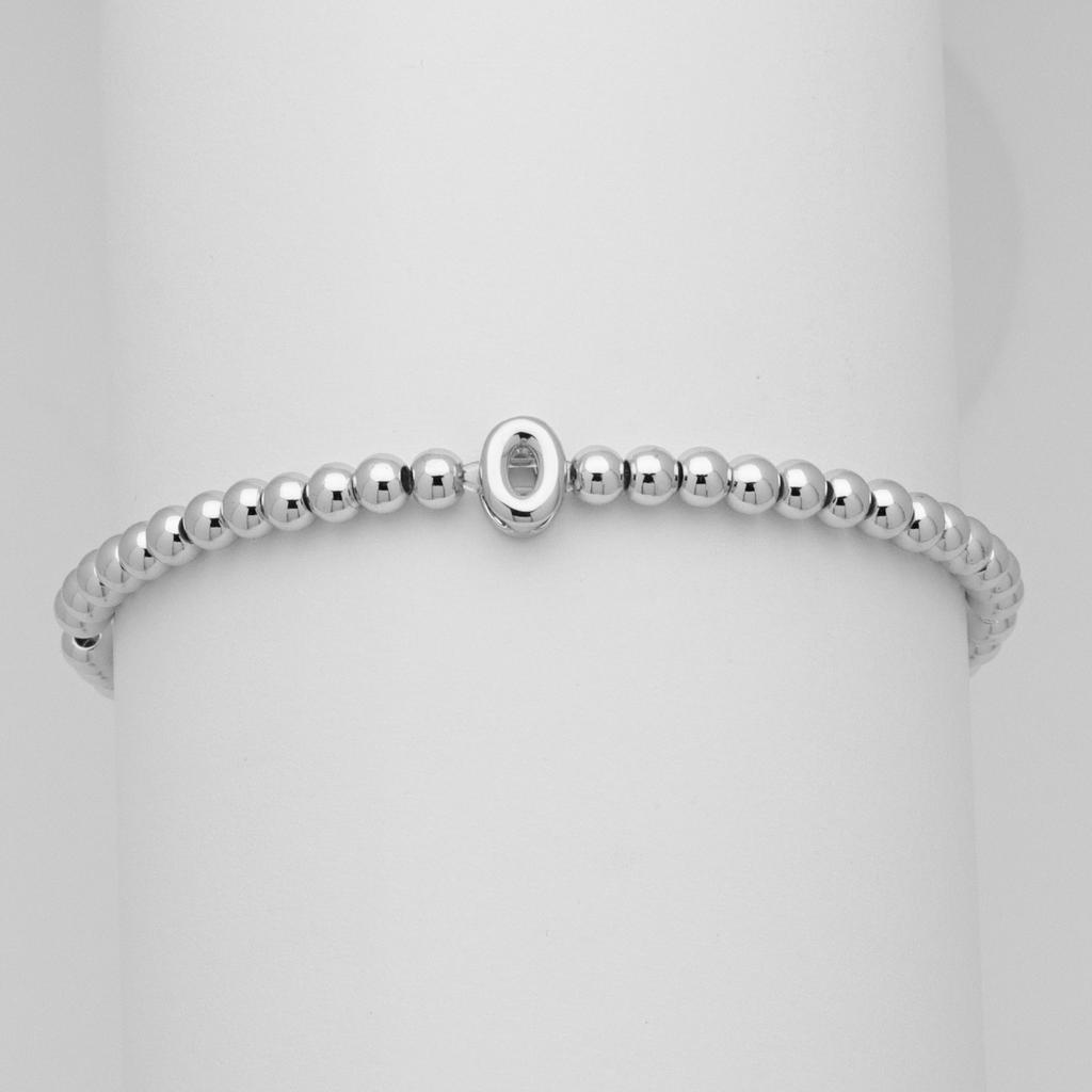 26 English Names White Gold Balloon Bubble Letter Bead Bead Bracelet Bracelet