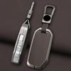 Zinc Alloy + Leather Car Key Case For Kia Sportage   Ray Sorento Soul Telluride Cerato  K5 K8  Remote Key Holder