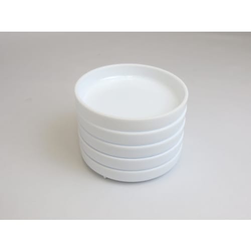 Namurataiseidou Plastic Heavy Plates, Set of 5, White