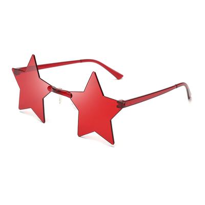 Hot Sale Fashion Sunglasses Shades Unisex Women Party Star Personality Rimless Men Goggles Candy Color Glasses