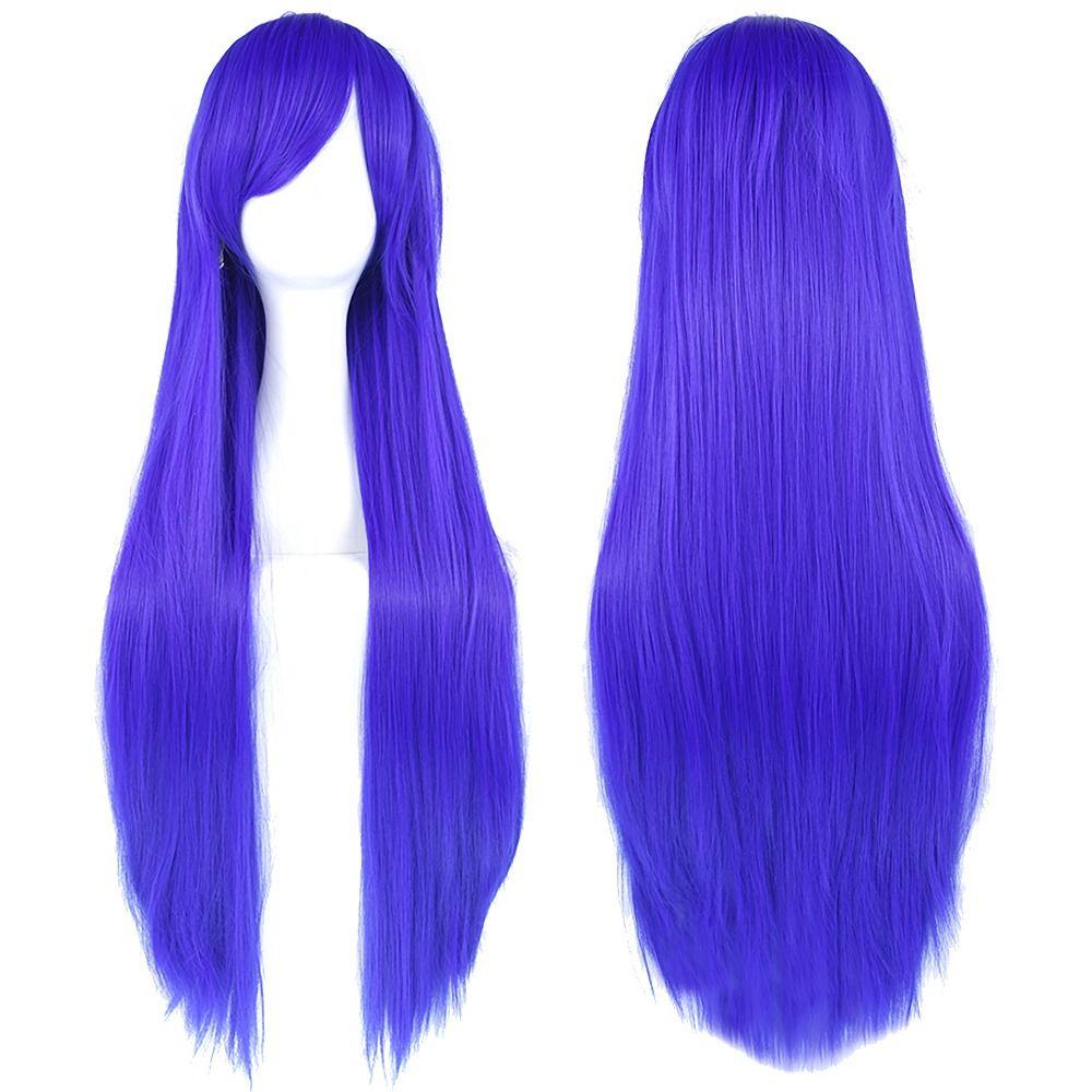 Layered Long Synthetic Hair Heat Resistance Anime Straight Hairpiece Carnival