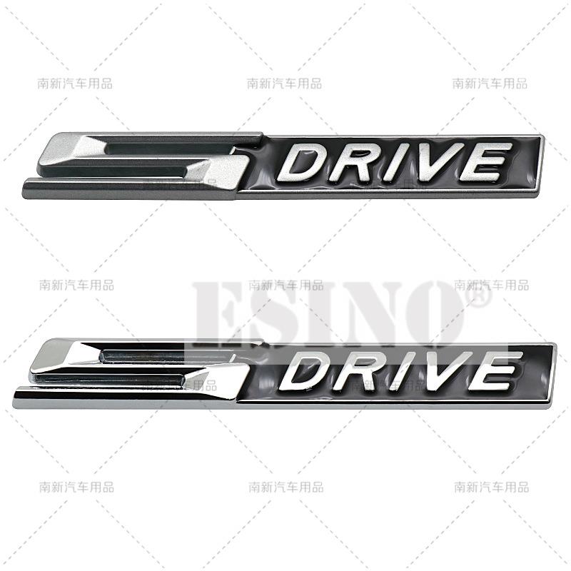 Car Styling 3D Metal Rear Trunk Emblem S Drive X Drive E Drive Badge Adhesive Emblem for BMW X1 X2 X3 X5 X6 X7 i3 i4 i7 iX iX3
