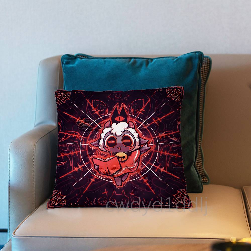 

CCult Of The Lamb Game Pillow Case Cover Square Sofa With For Pattern Comfortable Cushion suitable Of Room 30x30cm