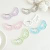 New Wings Stars Shape Carabiner Acrylic Candy Color Card Holder Keychain Multipurpose Keyring Hook