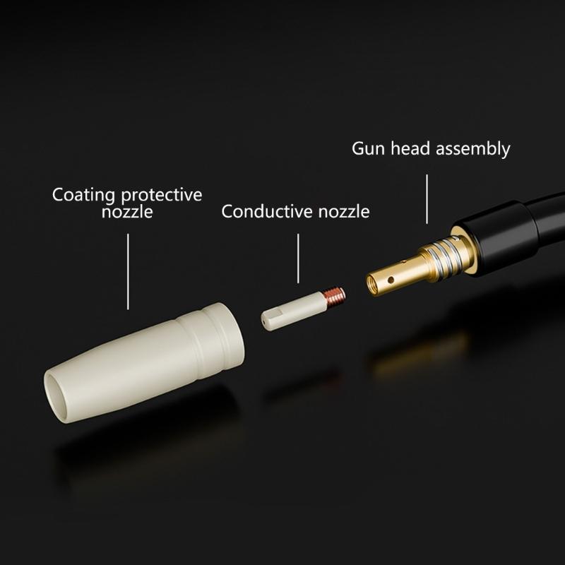 0.8/1.0/1.2mm Torch Gas Nozzle Tip Holder 15AK European Welding Accessories For Professional Welders Precise Tasks 3pcs