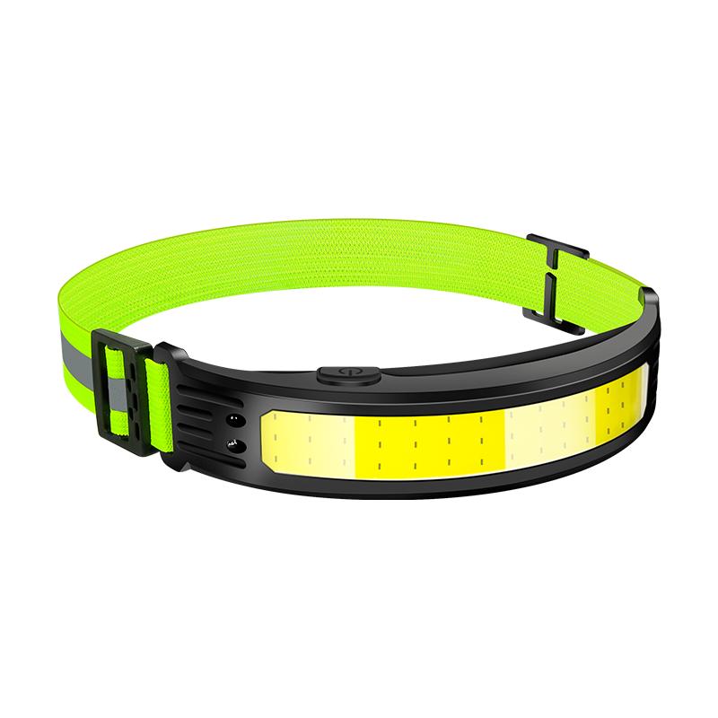 

Супер яркий налобный фонарь COB с датчиком, встроенный аккумулятор, рыбацкий налобный фонарь, перезаряжаемый, 6 режимов, налобный фонарь, уличный кемпинговый фонарь