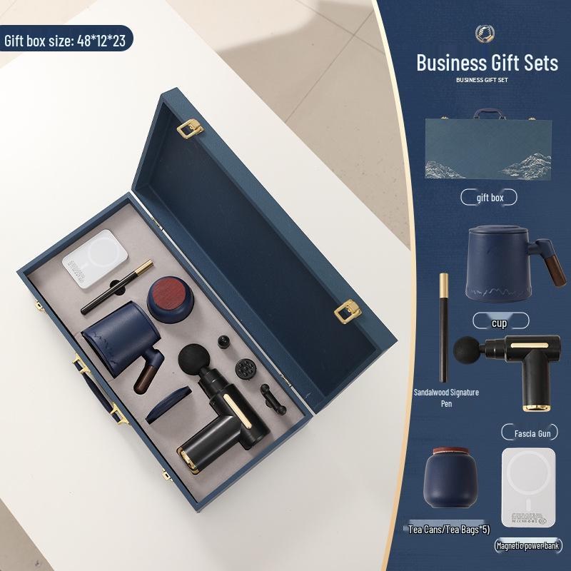 High-End Logo Tea Set for Company Meetings & Corporate Gifts