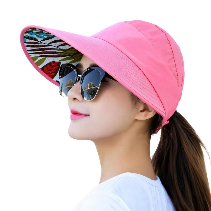 Breathable Open Top Sun Hat with Wraparound Sun Shade and Chin Cord for Hiking Fishing Travel and Summer Walks