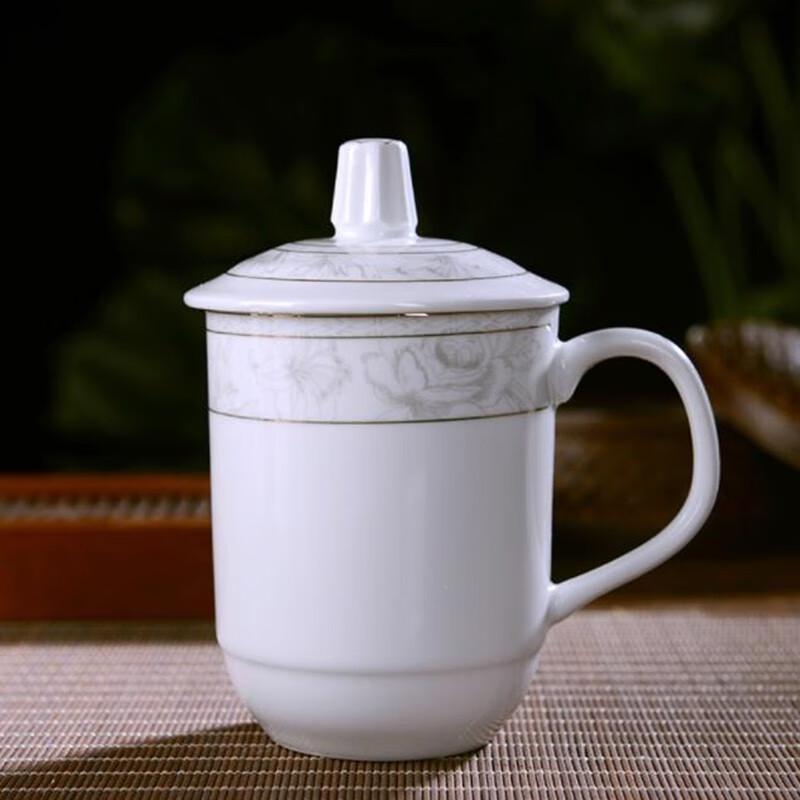 You Shang Life Keramiktassen mit Deckel & Griffen (10er-Pack)