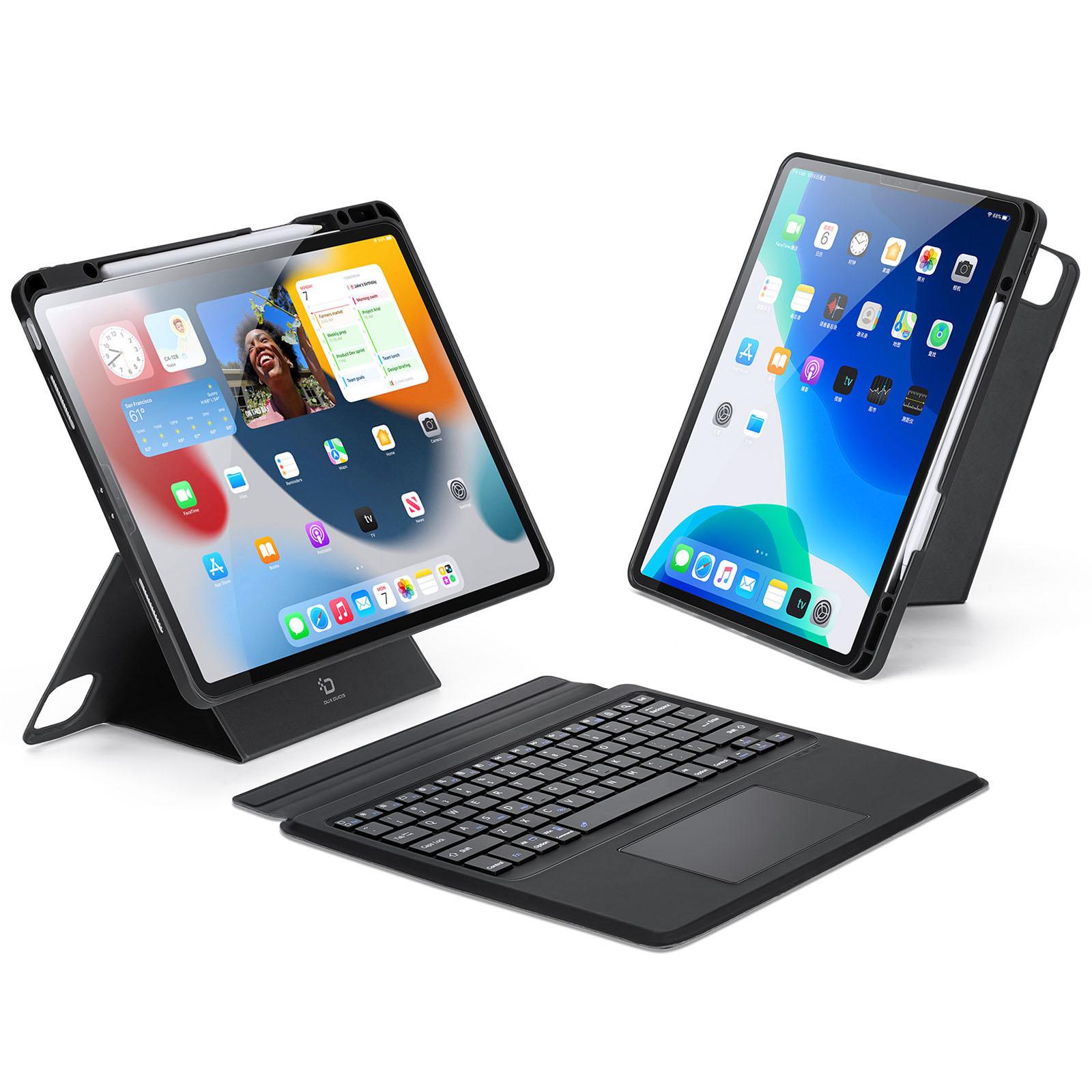 

DUX DUCIS For iPad Air 13 (2025)/(2024)/Pro 12.9 (2018)/(2020)/(2021)/(2022) Detachable Bluetooth-Compatible Keyboard Tablet Case A