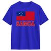 Unisexs TShirt Samoa Samoan Flag Leisure 100 Cotton Tees Short Sleeve  T Shirt Round Collar Clothing 6XL