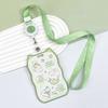 Cartoon Cat Ear Card Holder Acrylic Kpop Idol Photocard Holder Keychain Photo Sleeves Student Bank Bus ID Card Case Sleeve