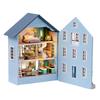 CUTEROOM Wooden Dollhouse Kit DIY Miniature House for Kids Toy for Girls and Boys Comes with Furniture - - - (D031)