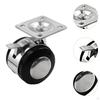4 Pieces 2 inch Caster Wheels Industrial Casters Sturdy with Top Plate Swivel for Ottoman
