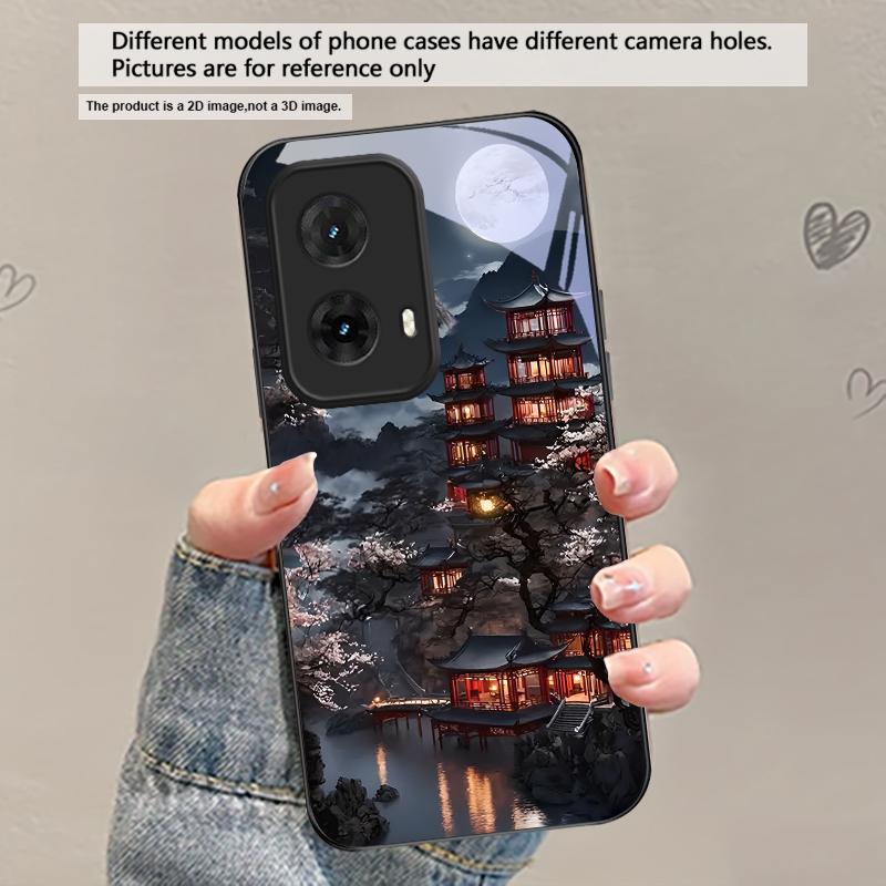 Moonlight Fairy Trail For Motorola Moto Edge 20 Lite 30 Pro 40 Neo 50 Ultra G45 G54 G55 G75 G84 G85 GPlay 23 Glass Phone Case