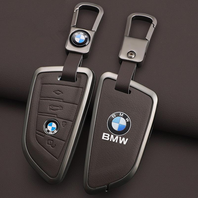 New Car Leather Key Cover Case Shell For BMW X1 X3 X4 X5 F15 X6 F16 G30 7 Series G11 F48 F39 520 525 F30 118i 218i Accessories