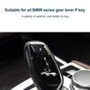 Car Gear Lever Auto Parking Button Letter P Cap for BMW G Chassis Series, Left Driving