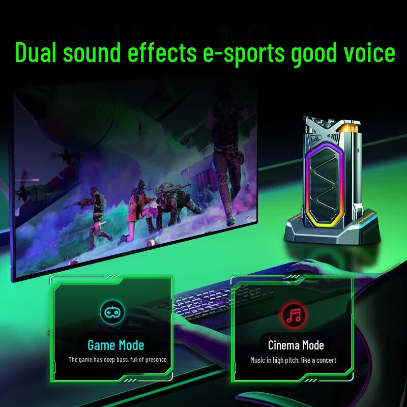 Newmine K8 Portable Gaming Bluetooth Speaker CN plug (adapter included)