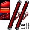 Red Lens Trailer Tail Light 15 LEDs Rear Truck Light Durable High Brake Lamp  for Trucks