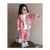 Completi Bambina Autunno Giacca Bambina Stampa Leopardo Bambini