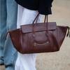 Borsa a mano Ala Sorridente Borsa Grande Capacità Pelle Morbida Temperamento Semplice Tote da Pendolarismo Donna