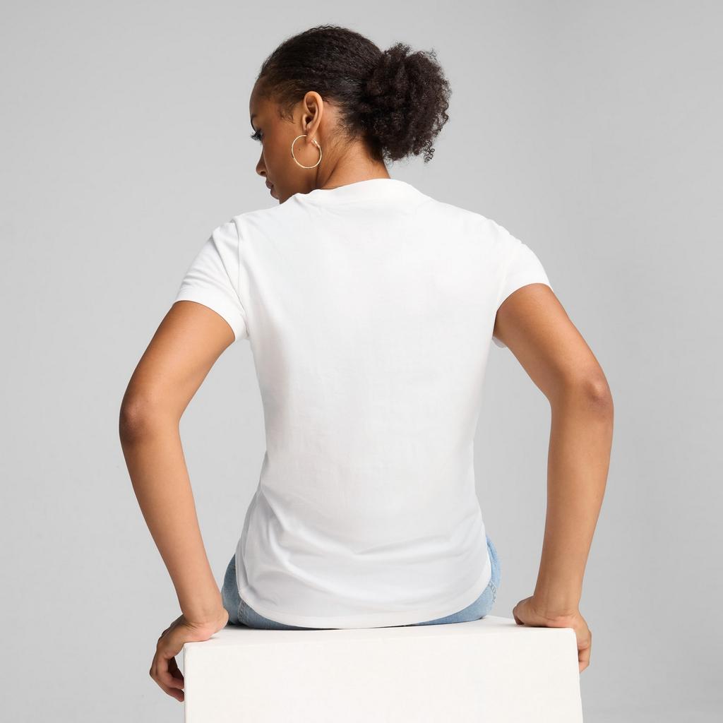 Puma SQUAD GRAPHIC women's T-shirt white 68153702 r S