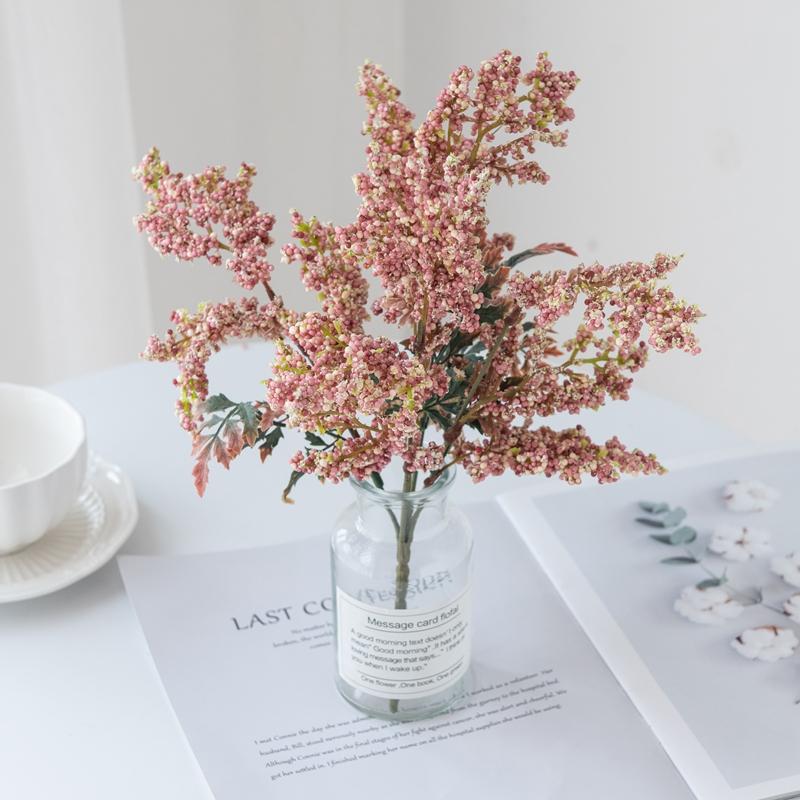 Artificial Flowers Fake Foam Gypsophila Pompon Vases for Home Decoration Christmas Garland Wedding Bridal Accessories Clearance