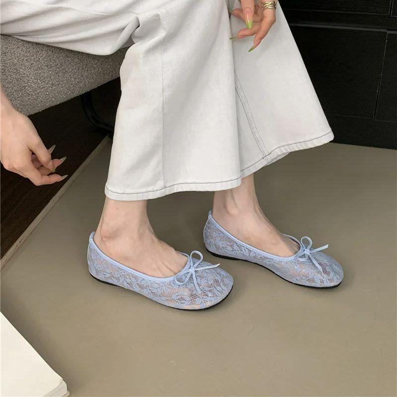 Fashion Bailamos Spring New Brand Women Flat Shoes Fashion Round Toe Shallow Slip oN Ballerinas Shoes Soft Low Heel Boat Shoes