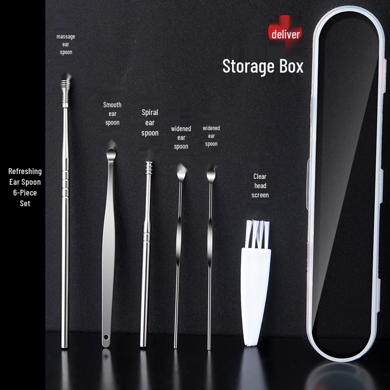 

Набор спиральных ухочисток: Профессиональные инструменты для чистки ушей для взрослых - Бесплатная доставка