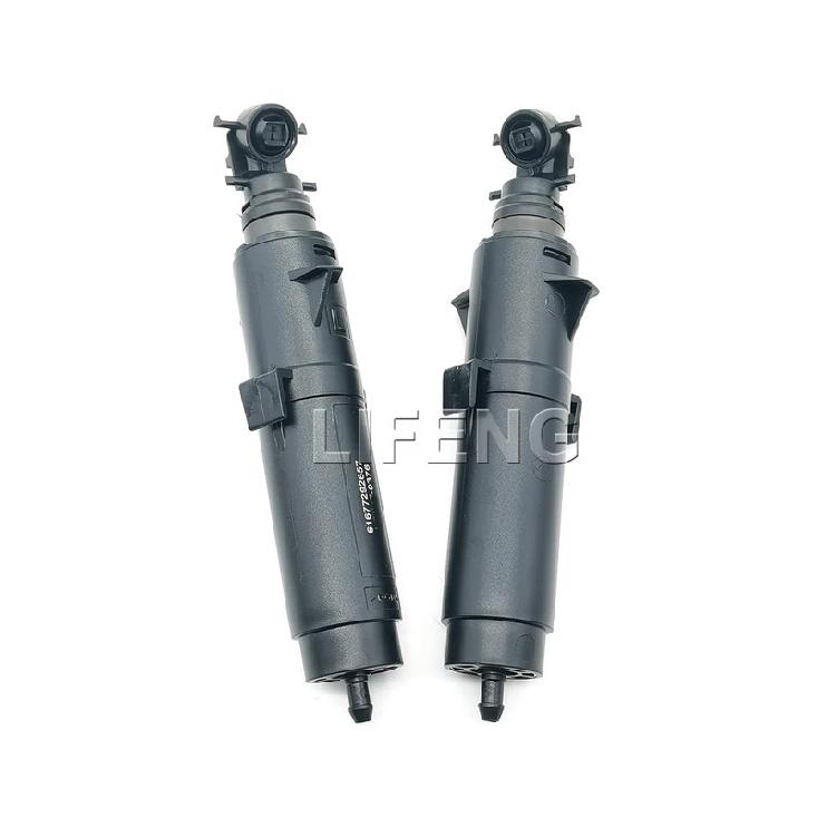 1Pair Front Headlight Washer Nozzles Left+Right For BMW X5 F15 X5M F85 X6 F16 Front Bumper Water Sprayer 61677292657 61677292658