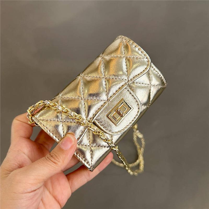 Temperament small bag women's new versatile lipstick change bag feeling shoulder messenger chain bag