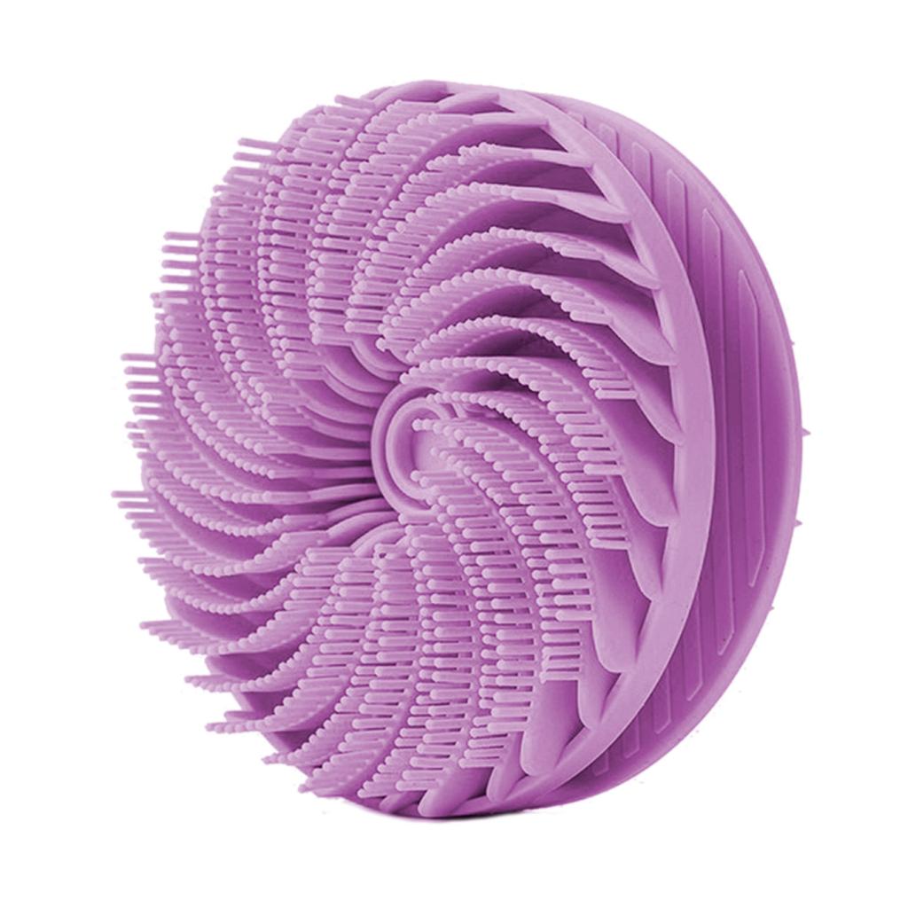 Dual Sided Silicone Bath Brush For Gentle Exfoliation And Deep Cleansing With Ergonomic Handle