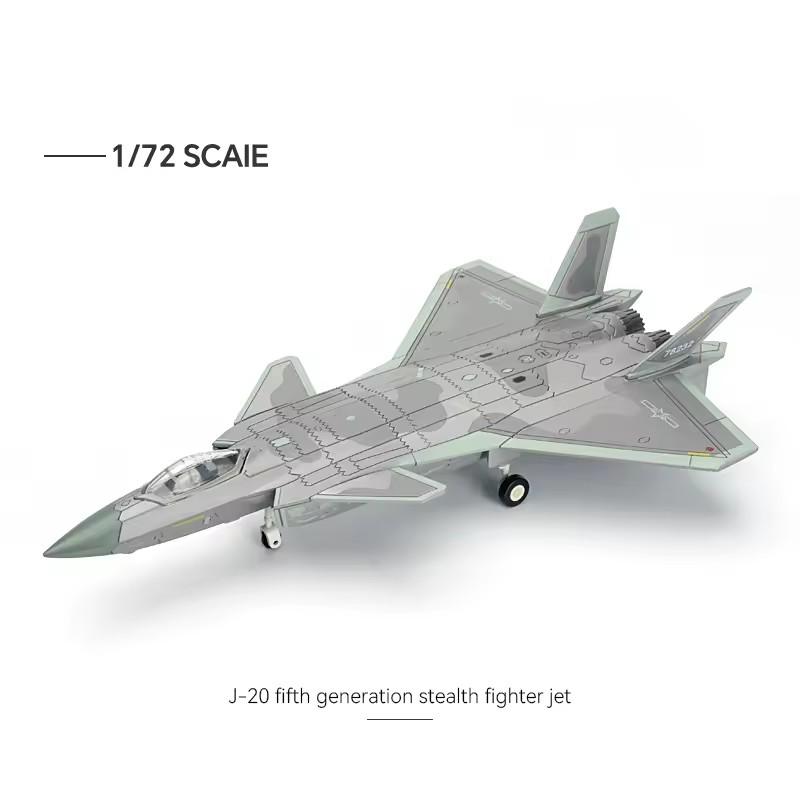 J20 fighter model 1 72 Scale Aircraft Creative Military Series Building Blocks The Fifth Chengdu J-20 Stealth Fighter Fire Fang