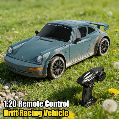 Non-Toxic 1/20 Full-Scale Rc Car Competitive 2.4G 4Wd 15Km/H With Light Remote Control Drift Racing Vehicle Toys For Kids Birthday Gifts