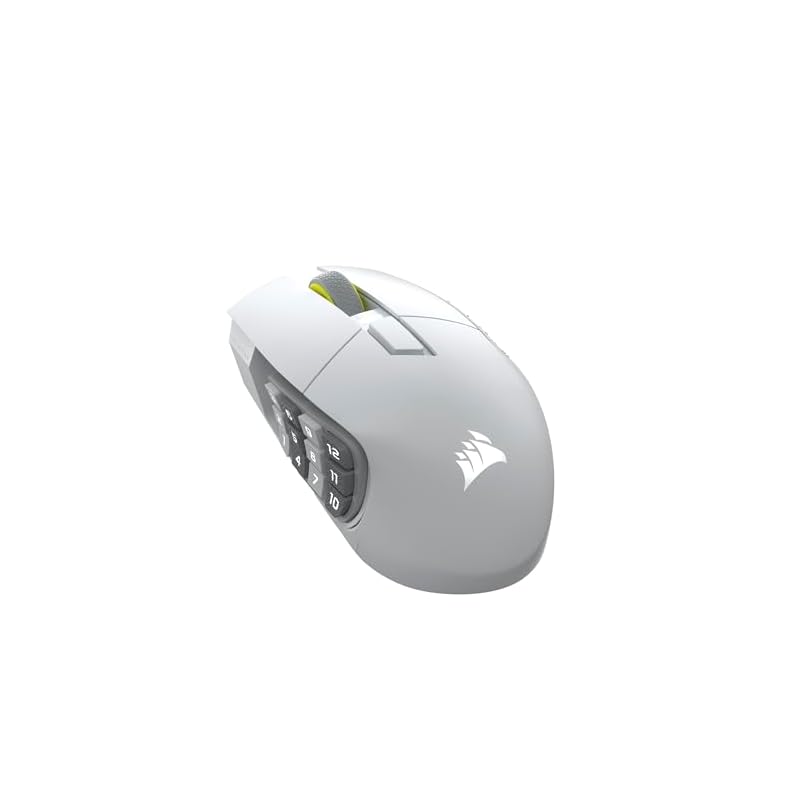 CORSAIR SCIMITAR ELITE WIRELESS SE Wireless Gaming Mouse with 16 Programmable Buttons, Ideal for MMOs, MARKSMAN S 33K Sensor, Elgato Virtual Stream