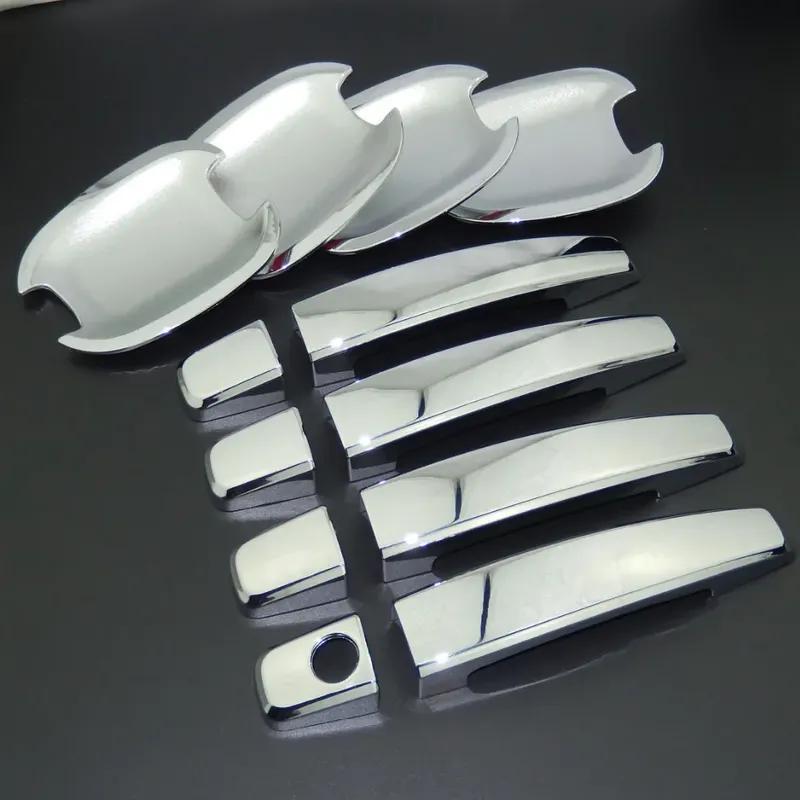 For Chevy Chevrolet Camaro 2009-2015 Chrome Door Handle Covers & Door Bowl Covers Car Styling Decorate 2010 2011 2012 2013 2014