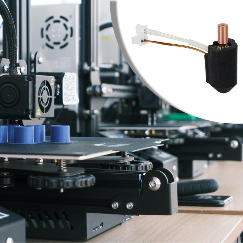 Oppdatert Hotend-sett For K1 300C Høytemperatur Hotend 3D-skriver Keramisk Varmeblokk-sett Høyhastighetsutskrift