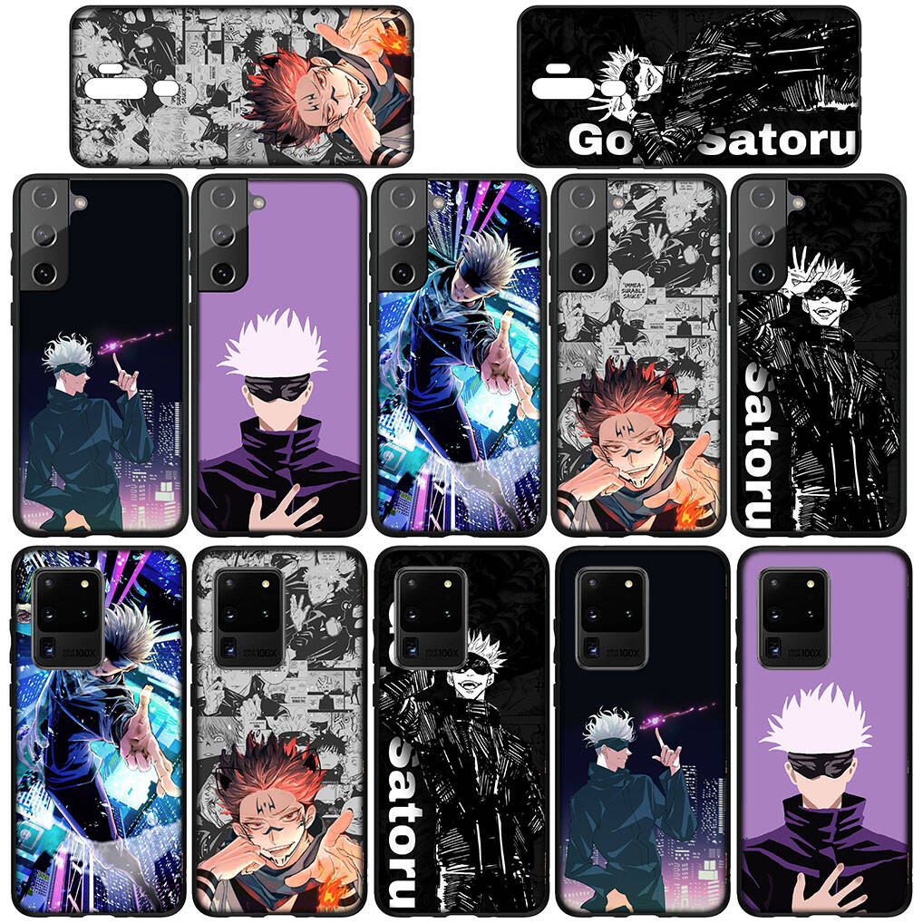 for iPhone 17 16 15 Xiaomi Poco F7 F8 X7 X6 C85 C75 C71 Redmi Note 14 13 12 Pro Max 14C 13C 15C A3 A4 Phone Case Jujutsu Kaisen Gojo Satoru Wallpaper