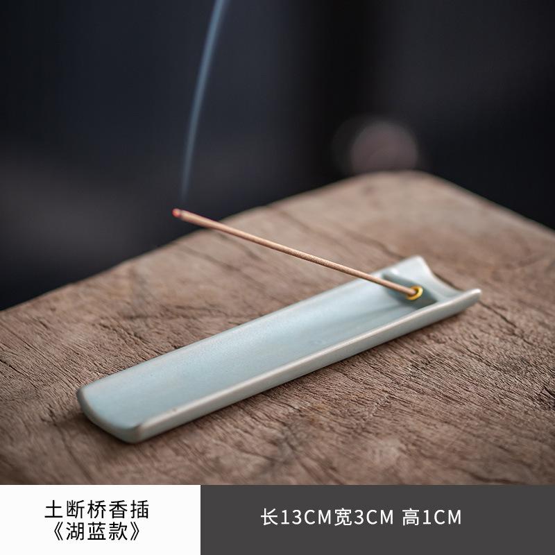 Lake Blue Plum Green Off-white Blue Black Incense Holder Creative Zen Garden Incense Burners Aromatherapy Censer Buddhism Craft