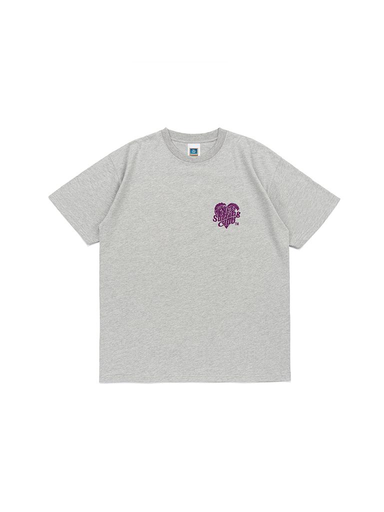 NET SOCIAL CLUB Small Wave Tee (Melange)