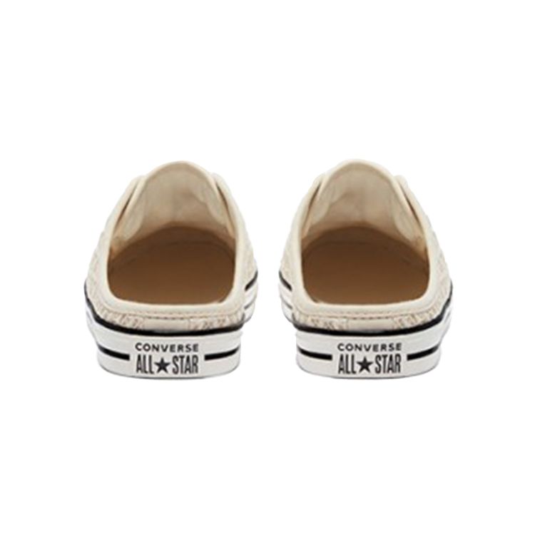 Converse Chuck Taylor All Star Dainty Mule Comfortable Simple Durable Breathable Low Top Canvas Shoes Women Sneaker Beige 571900C