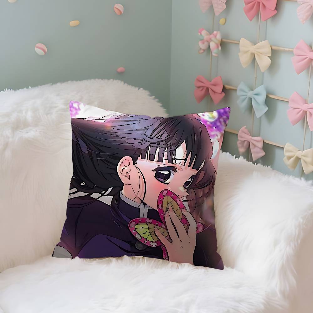 Anime TsuyuriKanaos Case Plush Fabric Soft Pillowcase Double Sided Print Cushion Cover Household Gifts