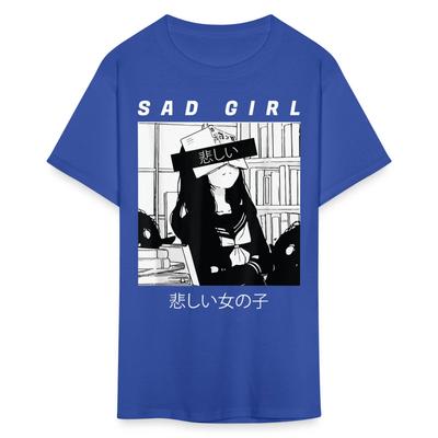Sad Anime Emo Girl - Japanese Aesthetic Vaporwave Anime 6