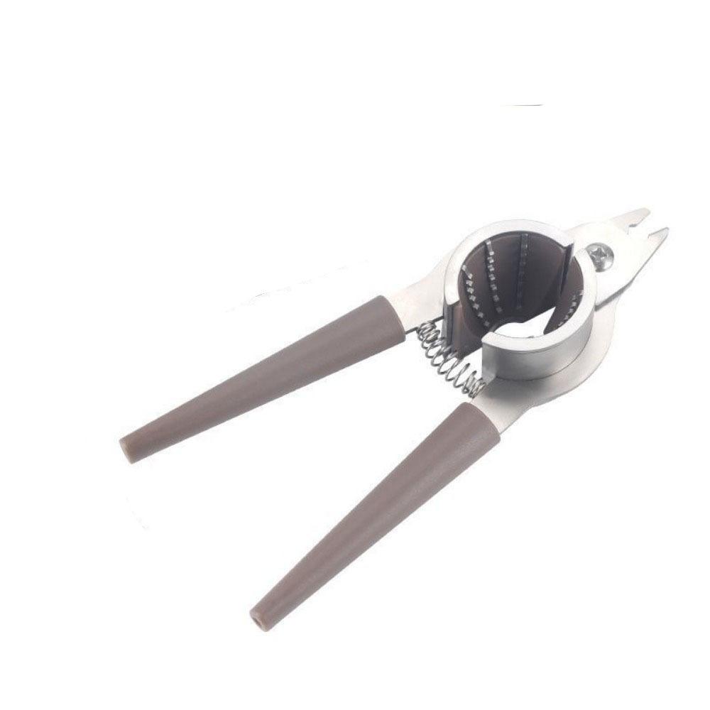 Melon Seeds Pliers Walnut Cracker Shell Opener Nut Clamp Pecan Nut Shell Peeler  Household Use коричневый