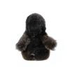 INJOI Plush Animal, Natural Alpaca Fur, Rare, Fluffy, Handmade, Cute, Perfect Gift for Anniversaries and Special Occasions (Penguin, 22cm, Black,