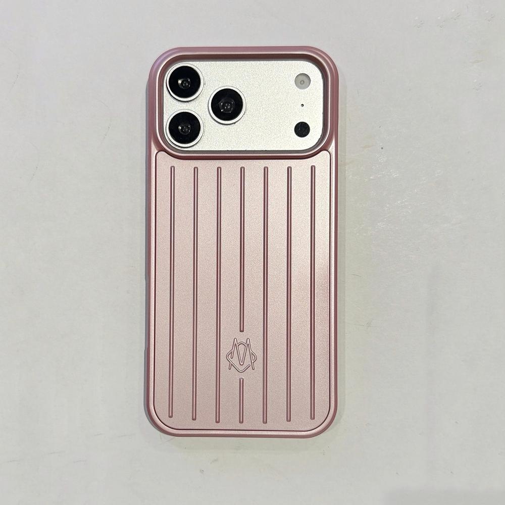 Luxury Aluminum Alloy Luggage Phone Case for IPhone18 Pro Max 17 16 15 14 13 for Rimowa Shockproof Anti Scratch Full Edge Protective Cover