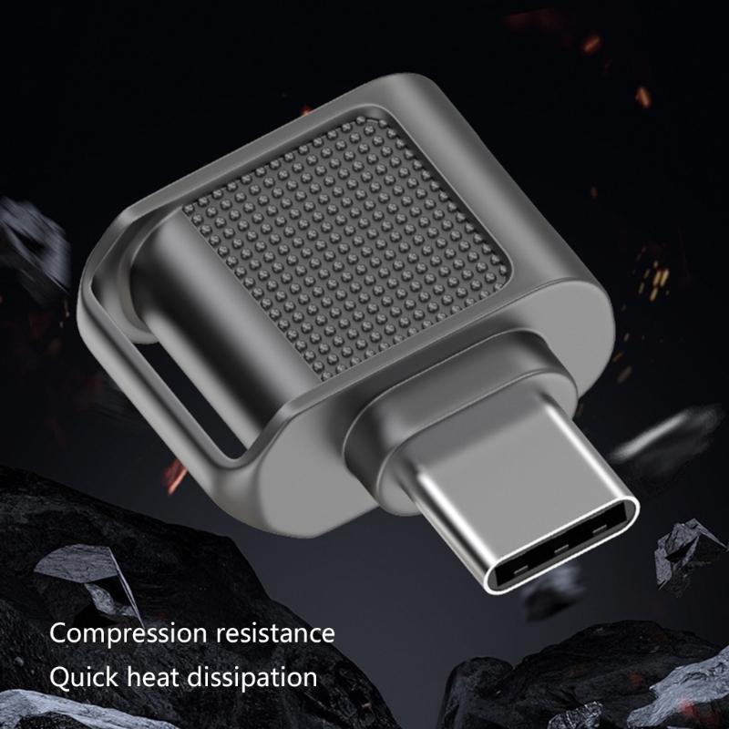 High Performances USB3.0 Type C TFs MicroSDs Memory Card Adapter for Fast Data Transfer and Storage