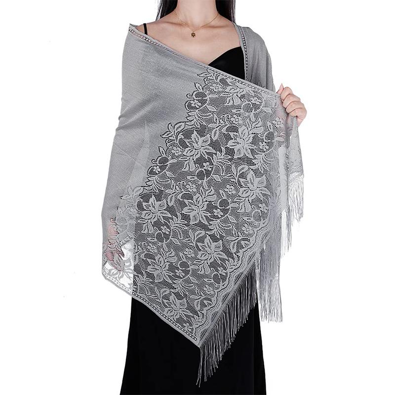 Bass Tie Shale Fashion Hair Head Women Cachecol Elegant Respiable Outdoor Lady Lady Wedding Accessories Photo