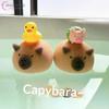 Bath PU Sponge Capybara Shaped Bath Sponge Ball Soft Foaming Back Scrubber For Kids Gentle Exfoliating And Massage Cleaning Tool